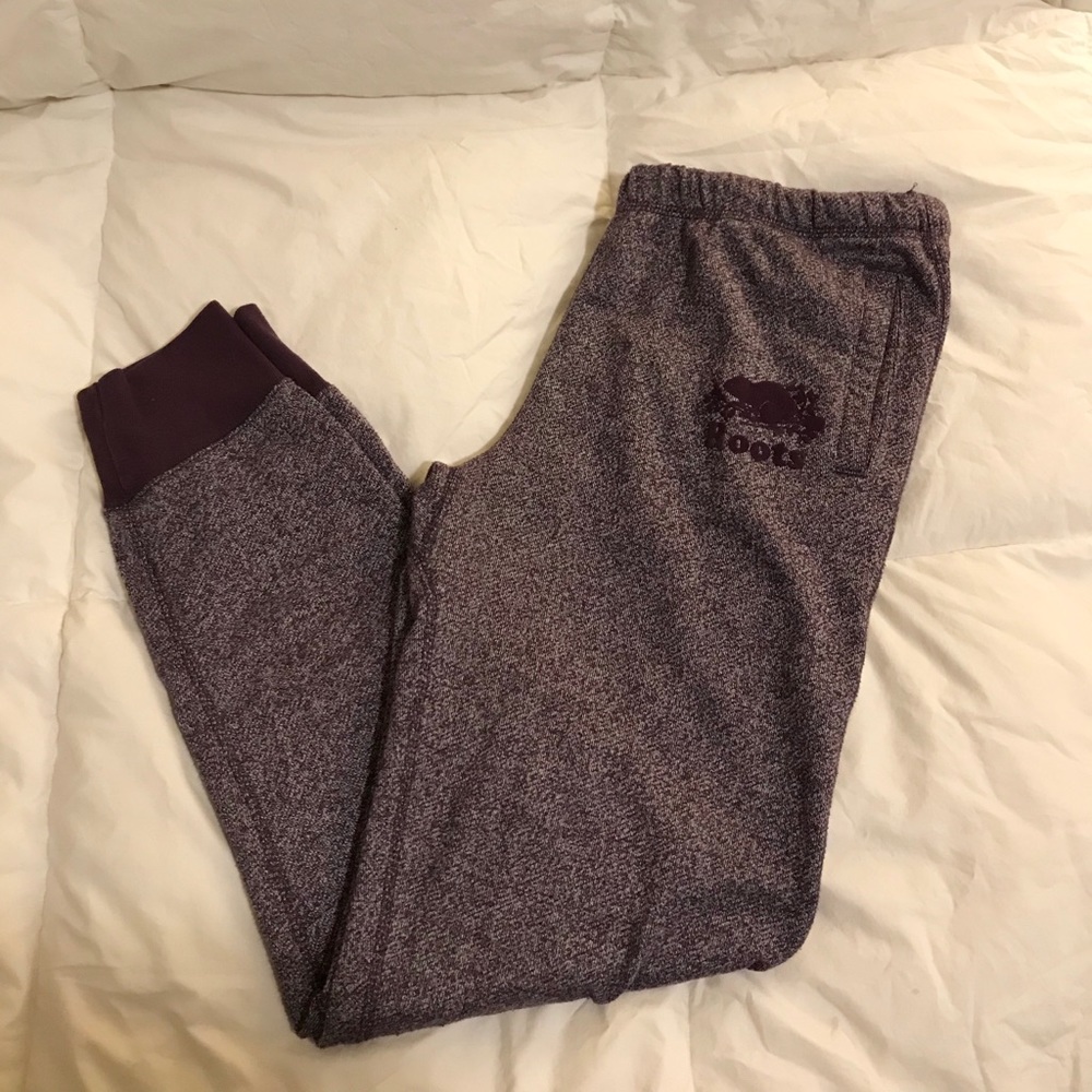 Salt and pepper Roots sweatpants